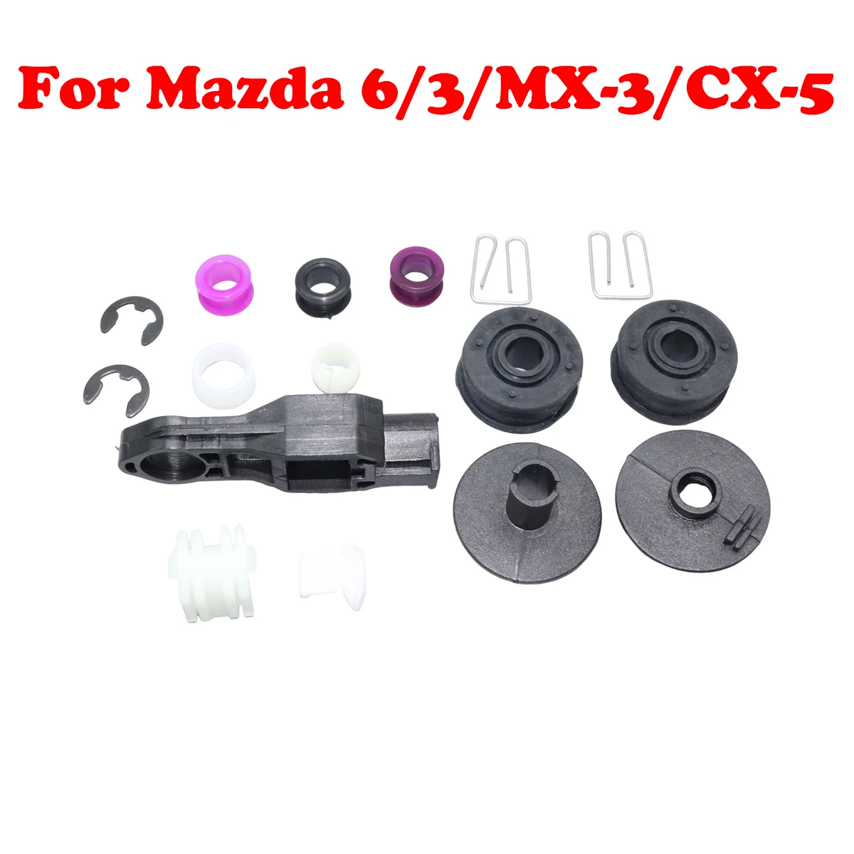 Gear Lever Repair Kit Manual Selector Shifter Linkage Pivot Bushing Grommet Shifting Issue Fix For Mazda 6 2016-2018 3 III CX-5
Gear Lever Repair Kit Manual Selector Shifter Linkage Pivot Bushing Grommet Shifting Issue Fix For Mazda 6 2016-2018 3 III CX-5