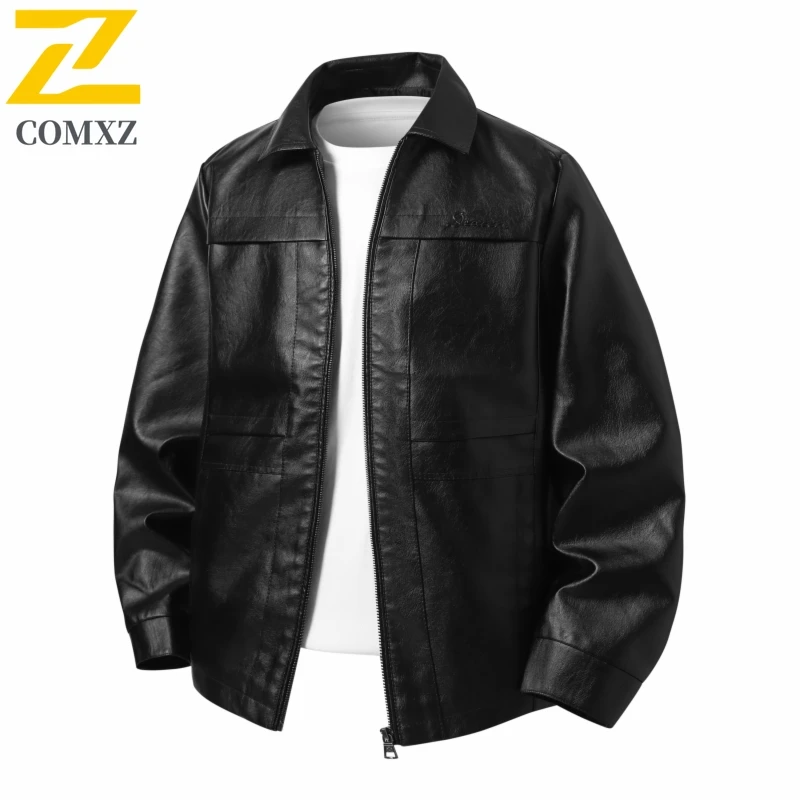PU Leather Jacket Loose Trendy Brand Jacket Men's Retro Hip-Hop European and American Street Motorcycle Men's Leather Jacket 4XL
PU Leather Jacket Loose Trendy Brand Jacket Men's Retro Hip-Hop European and American Street Motorcycle Men's Leather Jacket 4XL