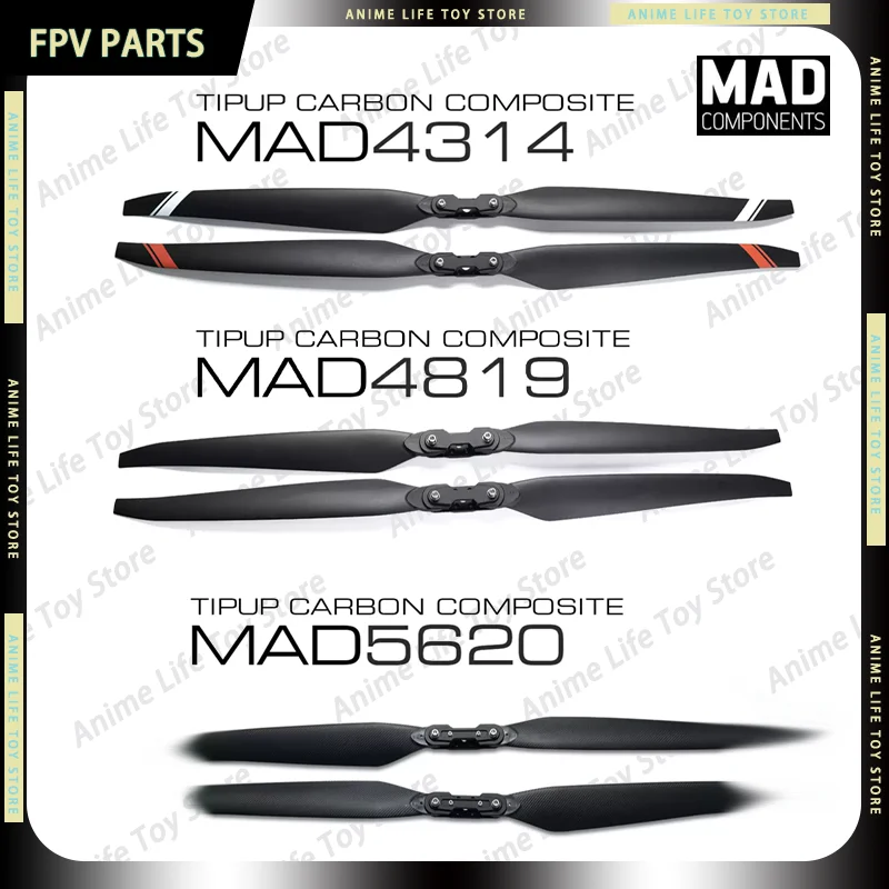 MAD TIPUP 5620 4819 4314 Polymer Folding Propeller For 43 48 56 Inch FPV Drone For Agricultural Training Drones UAV FPV DIY Part
MAD TIPUP 5620 4819 4314 Polymer Folding Propeller For 43 48 56 Inch FPV Drone For Agricultural Training Drones UAV FPV DIY Part