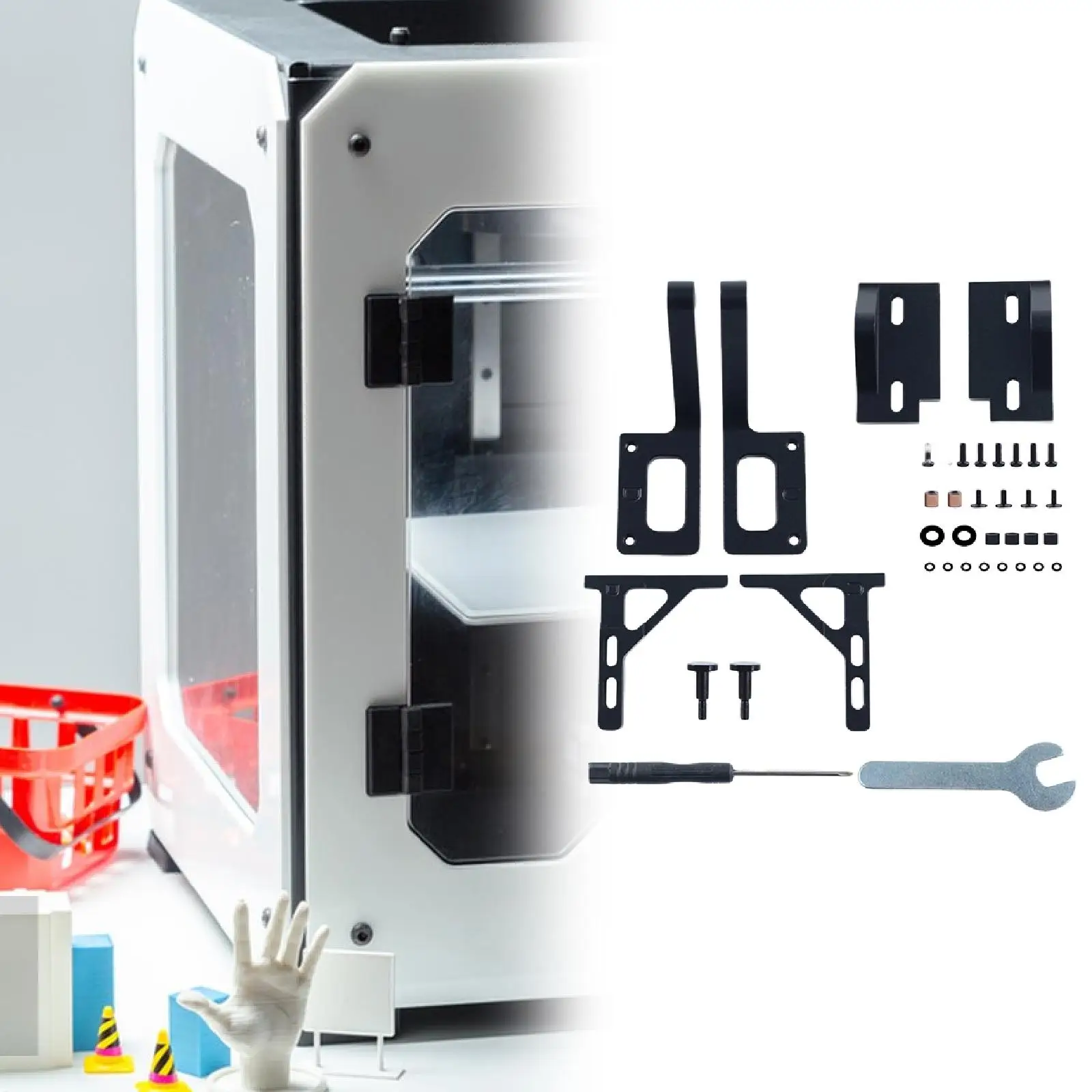 Door Hinge Kit, 3D Printer Accessories, Hardware, Heavy Duty Metal Hinge Replacement
Door Hinge Kit, 3D Printer Accessories, Hardware, Heavy Duty Metal Hinge Replacement