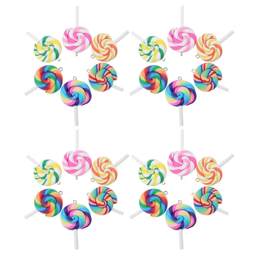 30 Pcs Pendant Charms Candy Shape Jewelry Making Charms Jewelry Making Supplies Polymer Clay Keychain Hanging nament
30 Pcs Pendant Charms Candy Shape Jewelry Making Charms Jewelry Making Supplies Polymer Clay Keychain Hanging nament