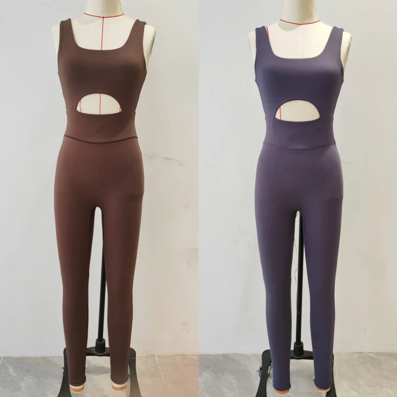 Tight Strap Hollow Jumpsuit Woman U Collar Sleeveless Backless Jumpsuits Women Slim Sport Fitness Dance Yoga Clothes
Tight Strap Hollow Jumpsuit Woman U Collar Sleeveless Backless Jumpsuits Women Slim Sport Fitness Dance Yoga Clothes