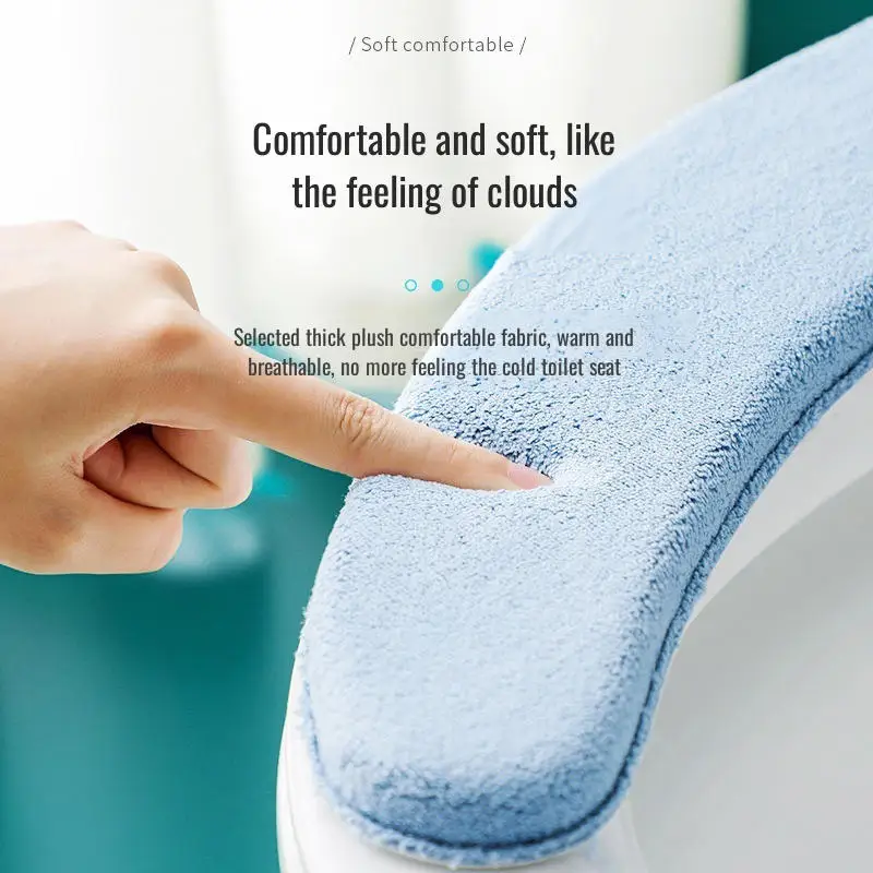 2Pc/set Universal Toilet Seat Cover Soft WC Paste Sticky Pad Washable Bathroom Warmer Lid Cushion
2Pc/set Universal Toilet Seat Cover Soft WC Paste Sticky Pad Washable Bathroom Warmer Lid Cushion
