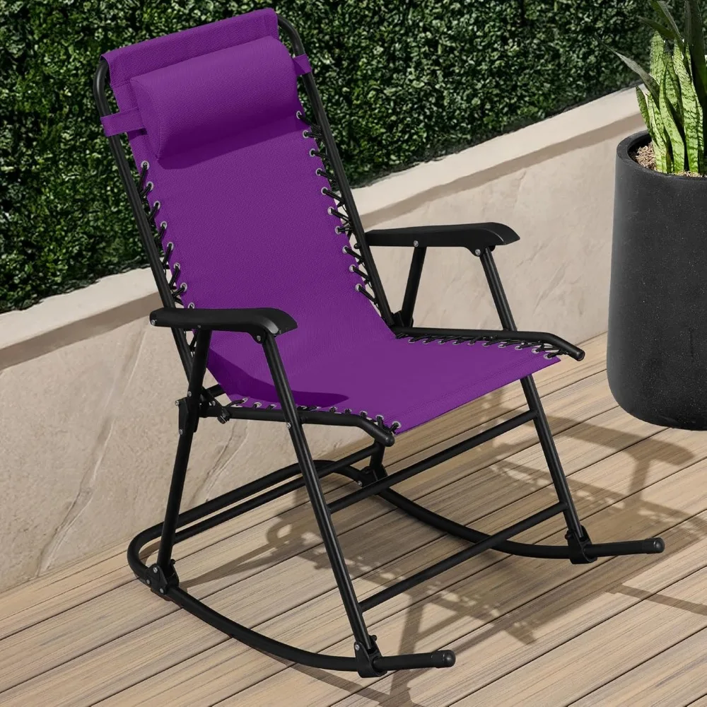Zero Gravity Rocking Chair Folding Reclining Patio Lounge Adjustable Pillow Lawn Beach Camping 300lb, Custom
Zero Gravity Rocking Chair Folding Reclining Patio Lounge Adjustable Pillow Lawn Beach Camping 300lb, Custom