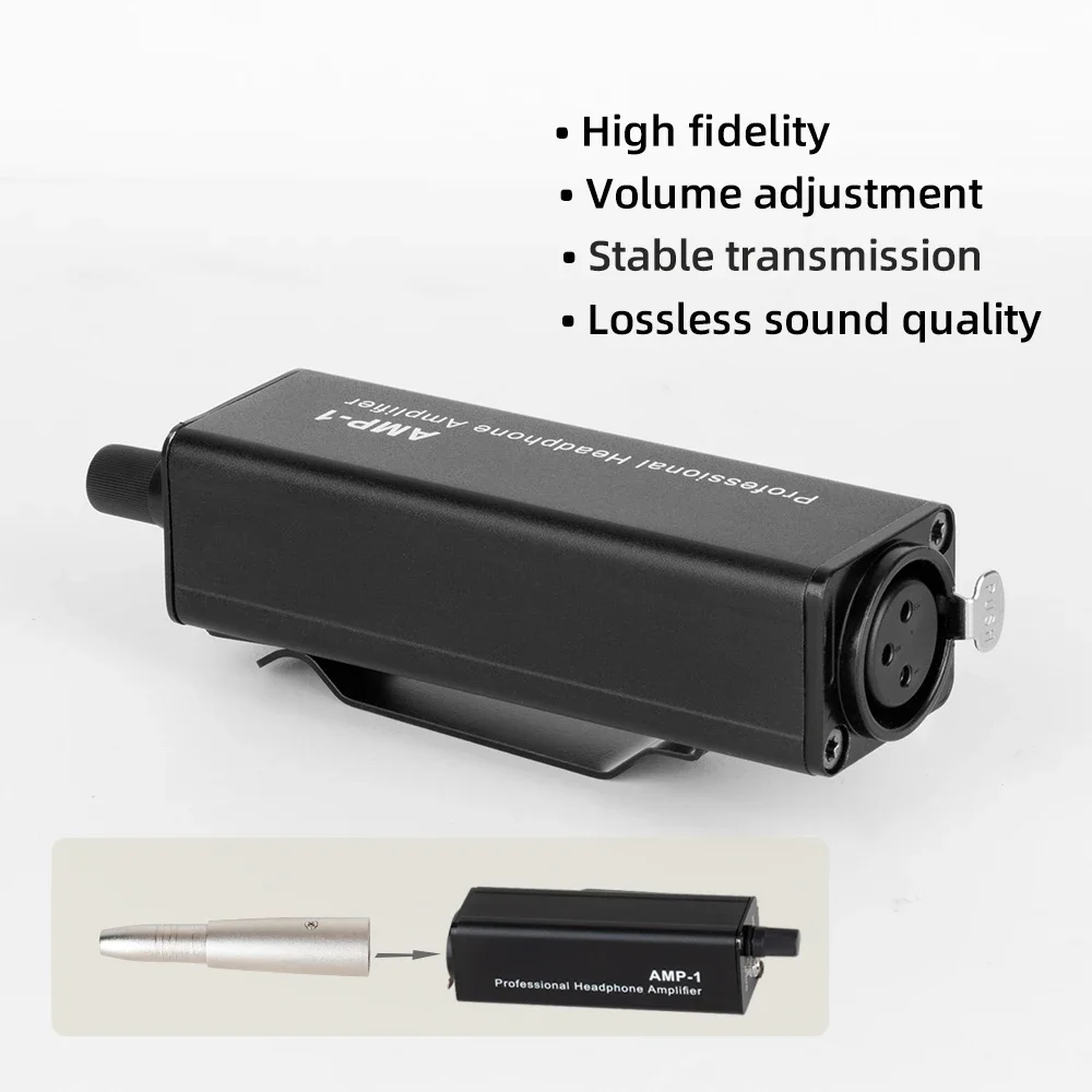 Professional Headphone Amplifier High Power Monitor Belt-pack for Personal Monitor Applications 3.5 Mm Mini Jack Headphones
Professional Headphone Amplifier High Power Monitor Belt-pack for Personal Monitor Applications 3.5 Mm Mini Jack Headphones