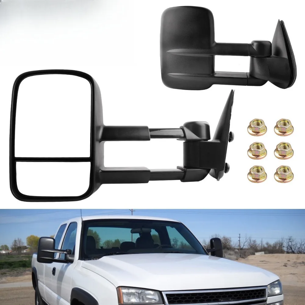 Зеркала заднего вида с ручным управлением для Chevrolet Silverado и GMC Sierra 1500, 2500HD, 3500HD 1999-2006 годов выпуска
Зеркала заднего вида с ручным управлением для Chevrolet Silverado и GMC Sierra 1500, 2500HD, 3500HD 1999-2006 годов выпуска