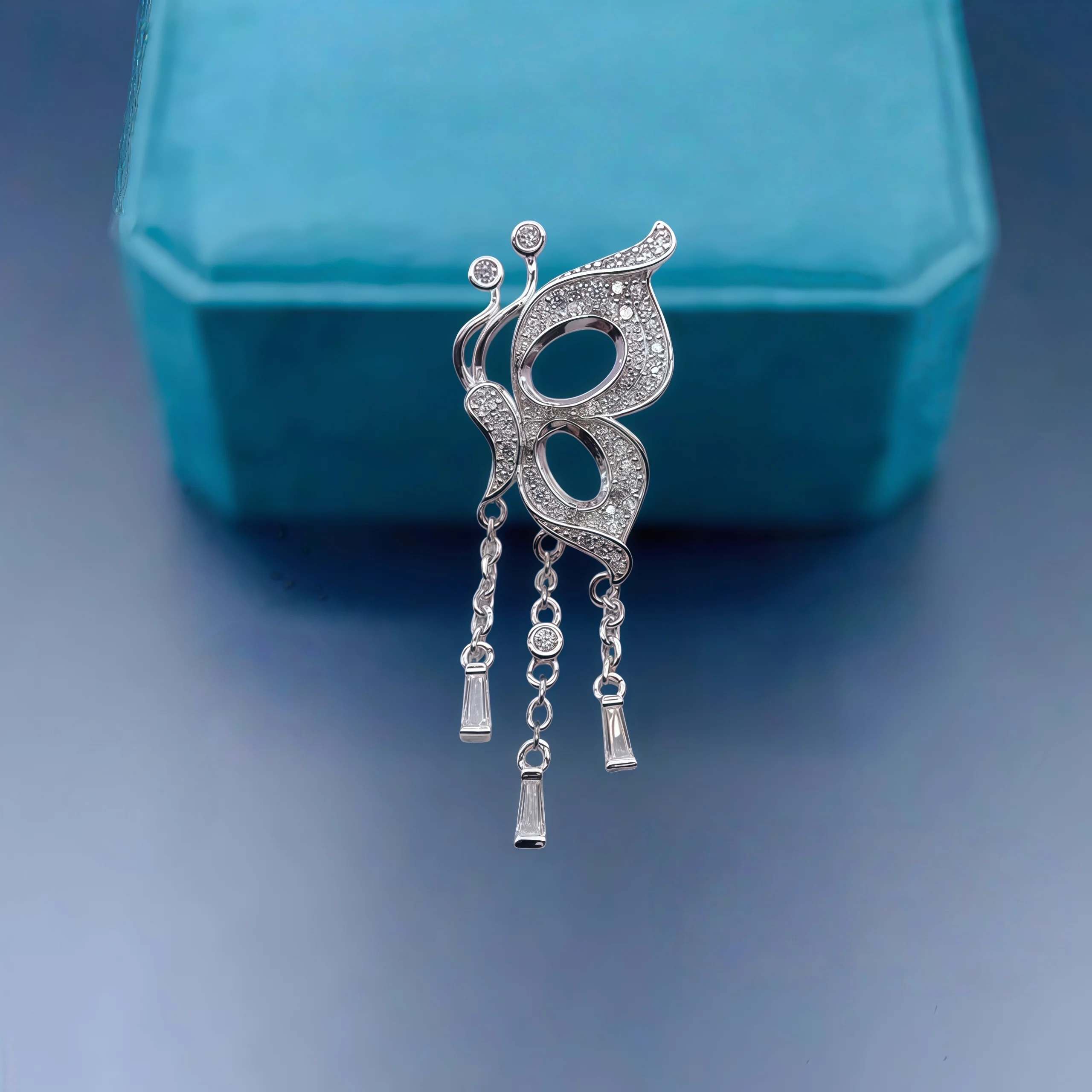 Модный пустой держатель для подвески «сделай сам», стерлинговое серебро S925, 4*6 мм/5*7 мм, камень, тонкая бабочка, дизайн, очаровательные свадебные украшения для женщин
Модный пустой держатель для подвески «сделай сам», стерлинговое серебро S925, 4*6 мм/5*7 мм, камень, тонкая бабочка, дизайн, очаровательные свадебные украшения для женщин