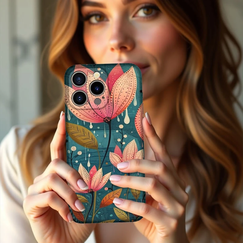Custom Photo Silicone Case for iPhone 11-16 Series Elegant Lotus in Rain Upload & 2 in 1 Design, HD Floral Printing Anti-Slip
Custom Photo Silicone Case for iPhone 11-16 Series Elegant Lotus in Rain Upload & 2 in 1 Design, HD Floral Printing Anti-Slip