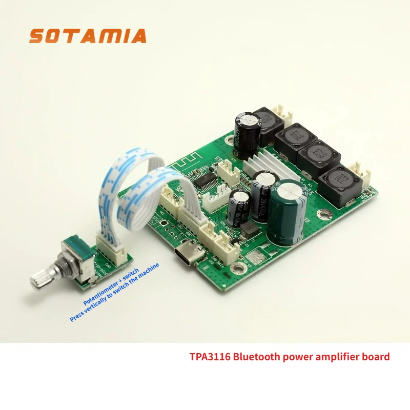 Беспроводная Bluetooth-плата усилителя SOTAMIA TWS TPA3116 для уличного использования, высокомощный сабвуфер 100 Вт, цифровая класс D, для самостоятельной сборки колонок
Беспроводная Bluetooth-плата усилителя SOTAMIA TWS TPA3116 для уличного использования, высокомощный сабвуфер 100 Вт, цифровая класс D, для самостоятельной сборки колонок