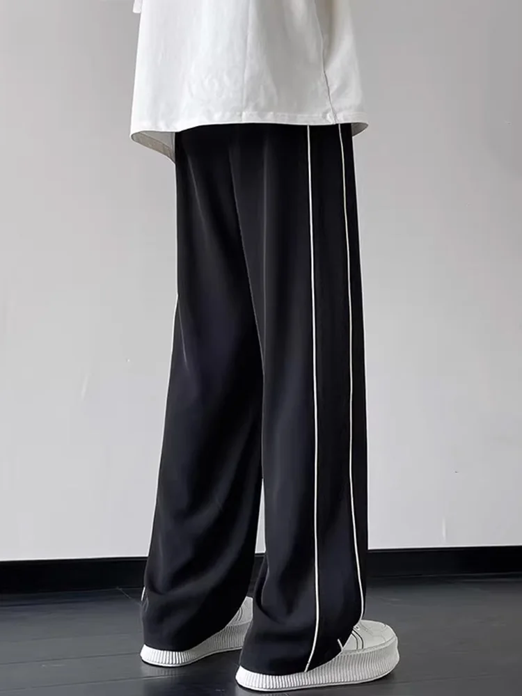 Мужские летние брюки Bla Ice Silk Stripe: свободные, прямые, широкие штанины, быстросохнущие, повседневные, для отдыха
Мужские летние брюки Bla Ice Silk Stripe: свободные, прямые, широкие штанины, быстросохнущие, повседневные, для отдыха