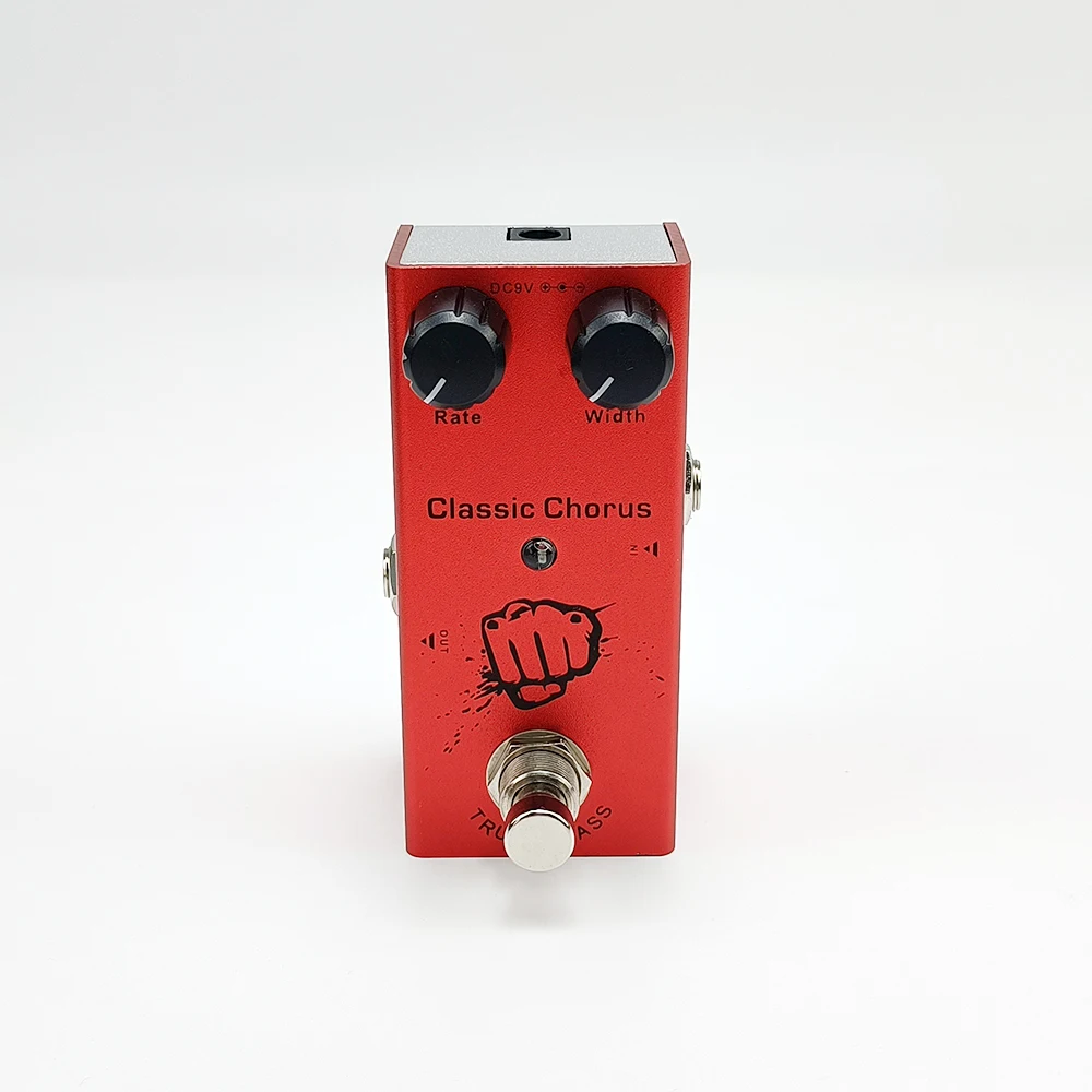 Electric Guitar Pedal Analog Chorus Rate/Depth Knob Chorus Mini Single Type Effect Pedal DC 9V True Bypass Guiar Parts
Electric Guitar Pedal Analog Chorus Rate/Depth Knob Chorus Mini Single Type Effect Pedal DC 9V True Bypass Guiar Parts
