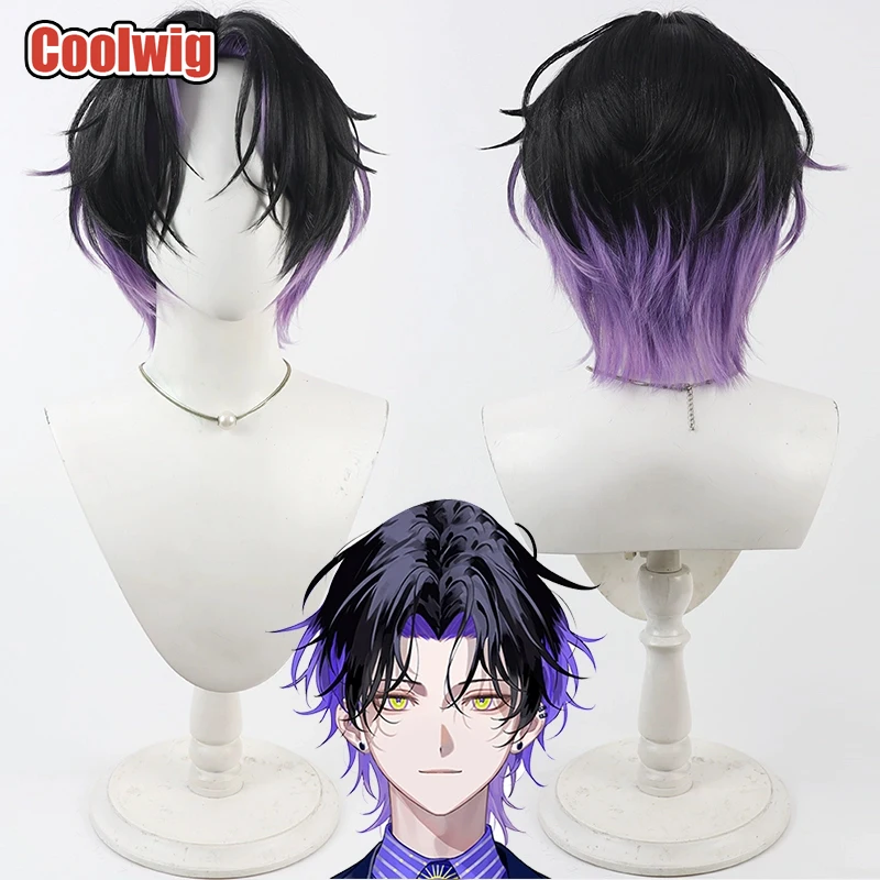 Coolwig Synthetic Hair Asakura Shino Cosplay Wigs Virtual YouTuber Asakura Shino 30cm Black Mixed Purple Men Wig Heat Resistant
Coolwig Synthetic Hair Asakura Shino Cosplay Wigs Virtual YouTuber Asakura Shino 30cm Black Mixed Purple Men Wig Heat Resistant