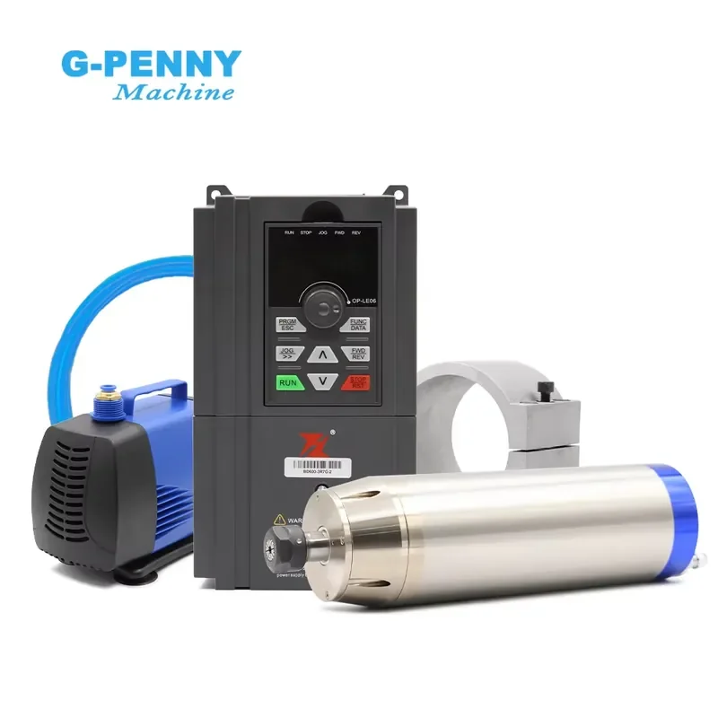 G-Penny 3.7KW ER20 Milling 220v/380v Ceramic Bearings 400HZ/800Hz BD600 Inverter Bracket Water Pump Spindle Motor Kit
G-Penny 3.7KW ER20 Milling 220v/380v Ceramic Bearings 400HZ/800Hz BD600 Inverter Bracket Water Pump Spindle Motor Kit