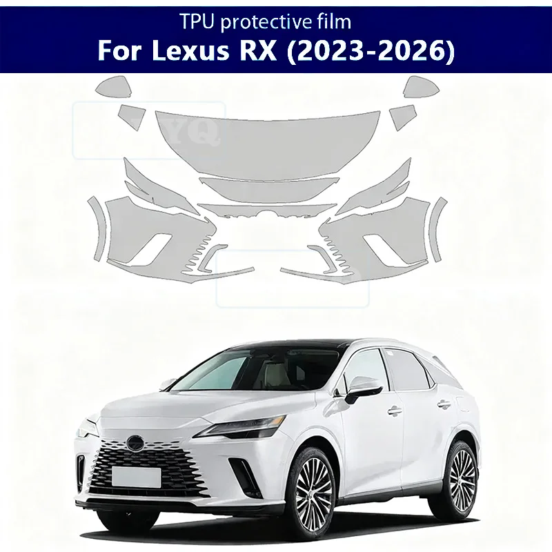 For Lexus RX 2023 2024 2025 2026 Front Bumper Hood Engine Paint Protection Film Anti-Scratch TPU Transparent Pre Cut Sticker
For Lexus RX 2023 2024 2025 2026 Front Bumper Hood Engine Paint Protection Film Anti-Scratch TPU Transparent Pre Cut Sticker