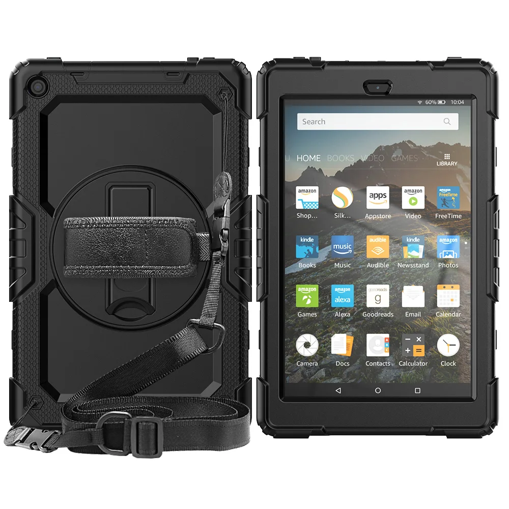 Силиконовый чехол с поворотом на 360 градусов для Amazon Kindle Fire HD 8 Plus 2020 HD10 2019, противоударный чехол с плечевым ремнем, 10 шт./партия
Силиконовый чехол с поворотом на 360 градусов для Amazon Kindle Fire HD 8 Plus 2020 HD10 2019, противоударный чехол с плечевым ремнем, 10 шт./партия