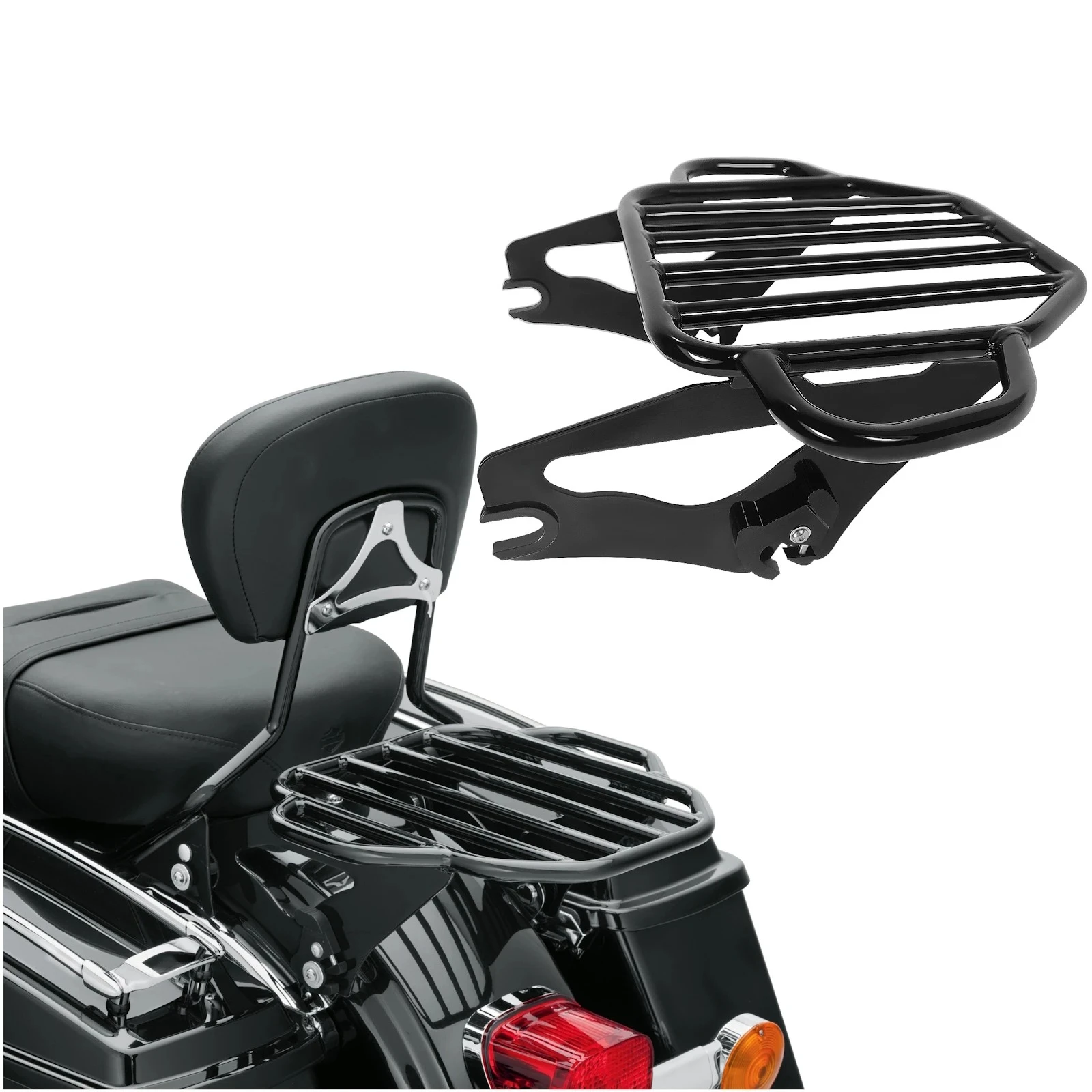 For Harley Touring Electra Glide Street Glide Road Glide Road King FLHR 2009-2026 Detachable Motorcycle Luggage Rack Rear Grill
For Harley Touring Electra Glide Street Glide Road Glide Road King FLHR 2009-2026 Detachable Motorcycle Luggage Rack Rear Grill