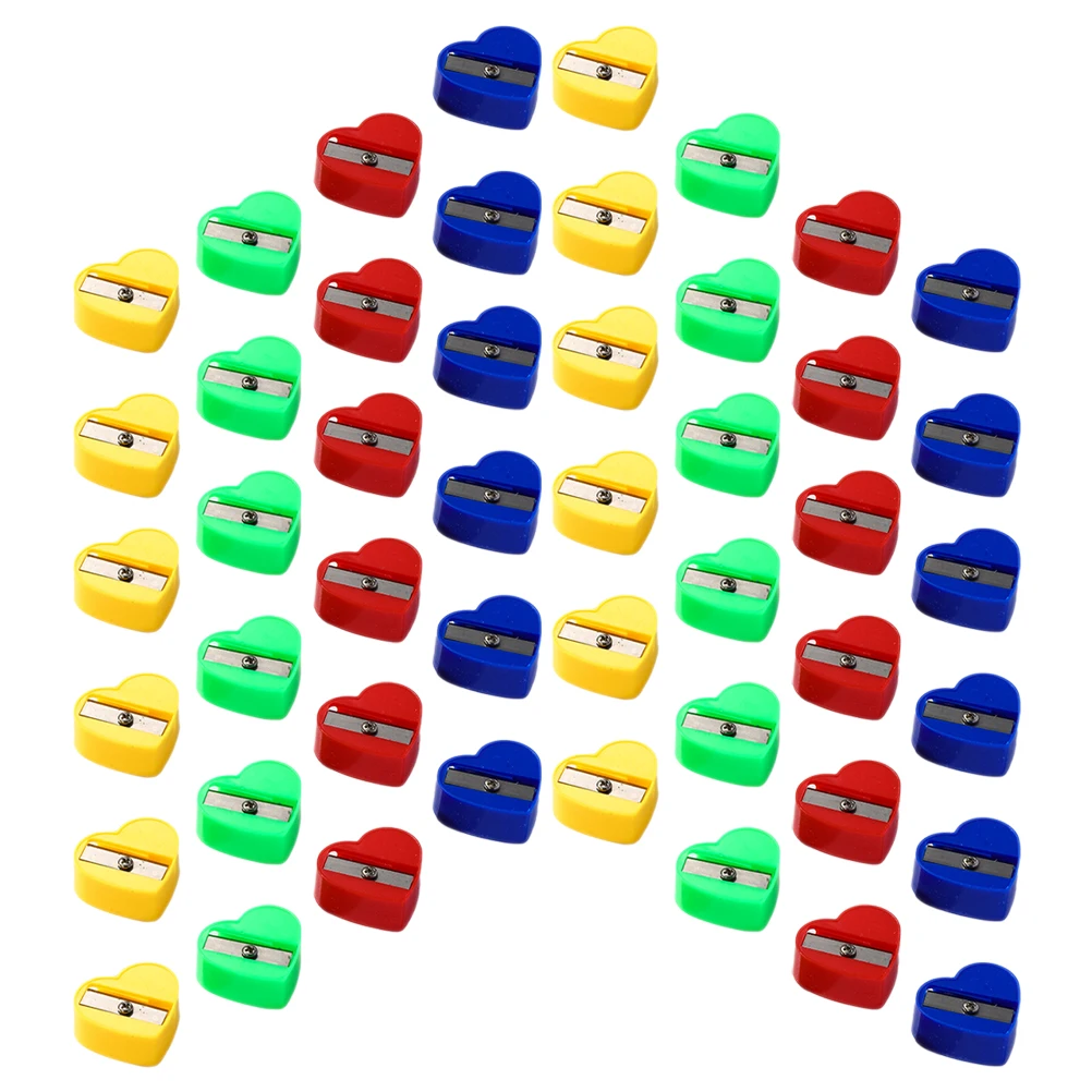 80 Pcs Colored Pencil Sharpener Single Hole Manual Sharpeners Kids Hand Held Cartoon Heart Shaped Student School Supplies
80 Pcs Colored Pencil Sharpener Single Hole Manual Sharpeners Kids Hand Held Cartoon Heart Shaped Student School Supplies