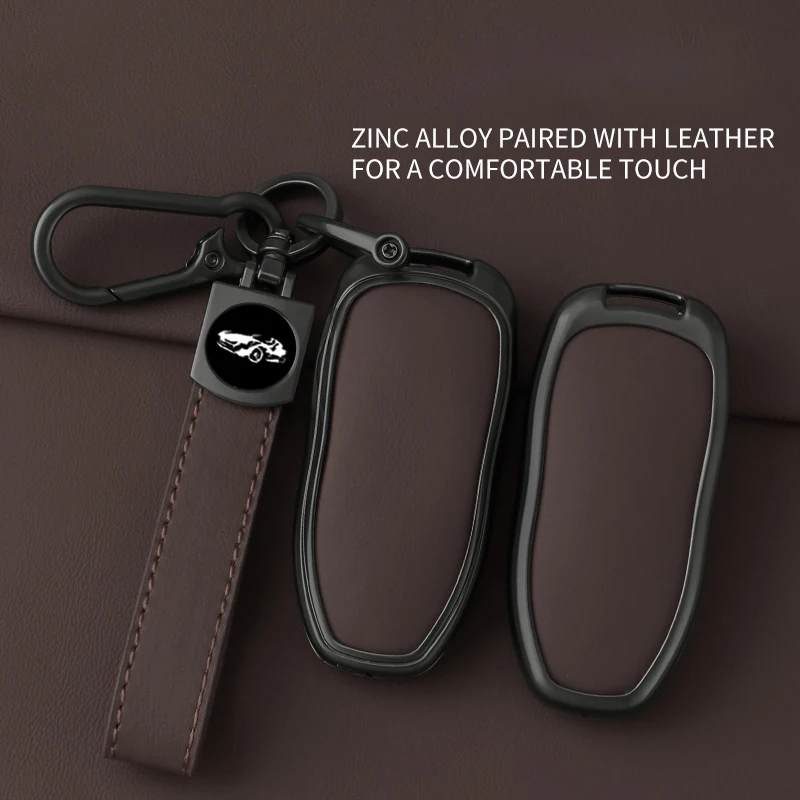 Fashion Car Zinc Alloy Leather Key Case Cover Shell for Tesla Model S Model 3 Model Y Model X Key Bag Protector Accessories
Fashion Car Zinc Alloy Leather Key Case Cover Shell for Tesla Model S Model 3 Model Y Model X Key Bag Protector Accessories