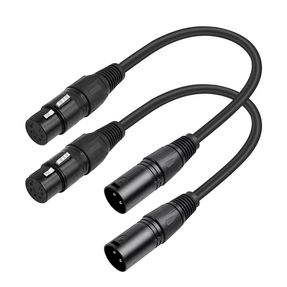 3-Pin XLR Male To 5-Pin XLR Female Connector DMX Adapter 30cm XLR3M
3-Pin XLR Male To 5-Pin XLR Female Connector DMX Adapter 30cm XLR3M