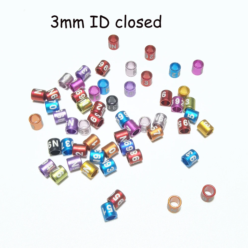 25PCS 3.0mm Aluminum Closed Bird Leg Rings for Canaries Newborn 10 Days | Assorted Colors & Unique ID Numbered Bird Leg Bands
25PCS 3.0mm Aluminum Closed Bird Leg Rings for Canaries Newborn 10 Days | Assorted Colors & Unique ID Numbered Bird Leg Bands