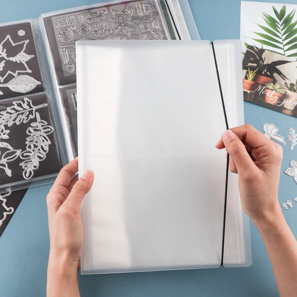 80 Pockets Large Clear Sticker Photo Storage Album Plastic Pockets/0.3Mm Magnetic Sheets Cutting Die Storage Book Organizer
80 Pockets Large Clear Sticker Photo Storage Album Plastic Pockets/0.3Mm Magnetic Sheets Cutting Die Storage Book Organizer