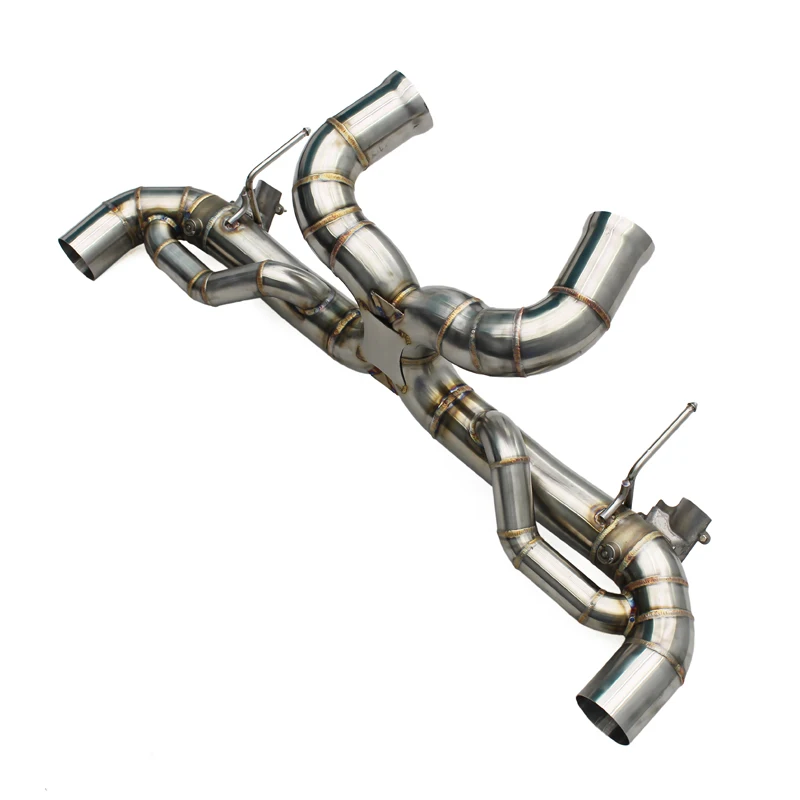 Stainless Steel Exhaust Pipe with OEM Valve System, Compatible with McLaren GT 4.0T 2019-2023 Rear-Mounted Exhaust System
Stainless Steel Exhaust Pipe with OEM Valve System, Compatible with McLaren GT 4.0T 2019-2023 Rear-Mounted Exhaust System