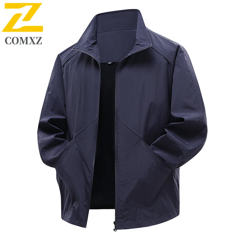 2025 New Men's Casual Jacket Spring Autumn Windproof Waterproof Breathable Stand Up Collar Jacket Outdoor Camping Hiking Jacket
2025 New Men's Casual Jacket Spring Autumn Windproof Waterproof Breathable Stand Up Collar Jacket Outdoor Camping Hiking Jacket