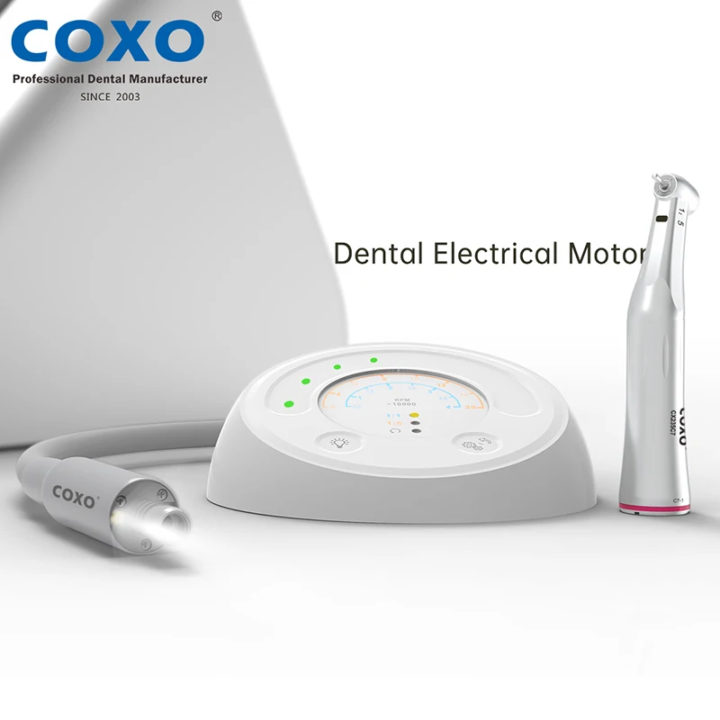 COXO C-Puma Mini Brushless Dental Electric Motor 1:1 Endodontic 1:5 Polishing Trimming Handpiece Dental Lab Equipment Therapy
COXO C-Puma Mini Brushless Dental Electric Motor 1:1 Endodontic 1:5 Polishing Trimming Handpiece Dental Lab Equipment Therapy