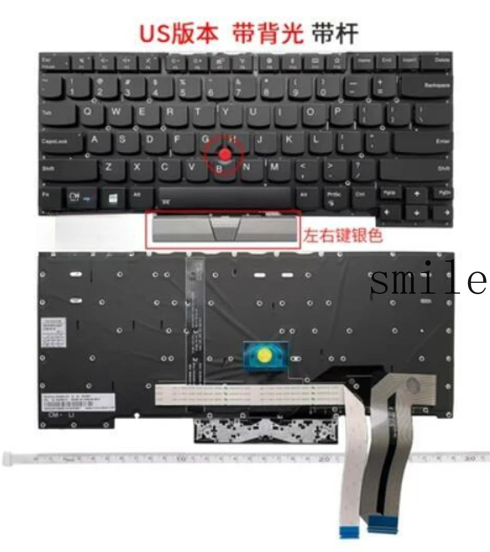 Laptop Keyboard for Lenovo ThinkPad S3 S3-490 E490S Black US Backlit with Point
Laptop Keyboard for Lenovo ThinkPad S3 S3-490 E490S Black US Backlit with Point