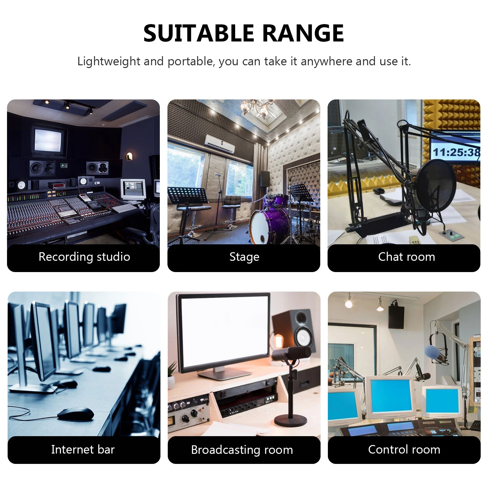 Professional Metal Microphone Shockproof Stand Spider Suspension Holder Bracket Large Diaphragm Condenser Mic Mount DJ Equipment
Professional Metal Microphone Shockproof Stand Spider Suspension Holder Bracket Large Diaphragm Condenser Mic Mount DJ Equipment