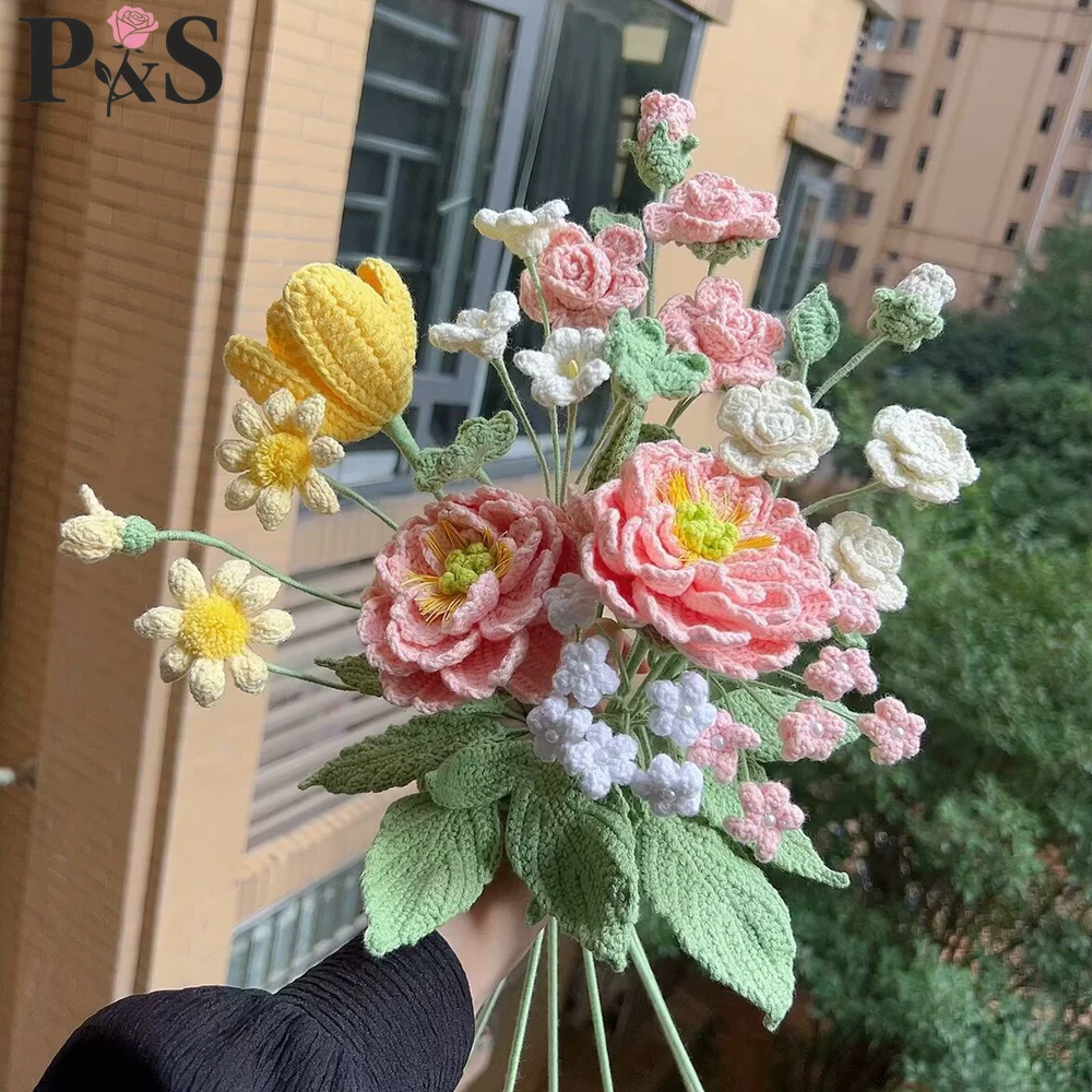Пион вязаный крючком букет цветов ручной работы Роскошные розы-тюльпаны вязаные искусственные цветы украшение дома подарки высокого качества для мамы
Пион вязаный крючком букет цветов ручной работы Роскошные розы-тюльпаны вязаные искусственные цветы украшение дома подарки высокого качества для мамы