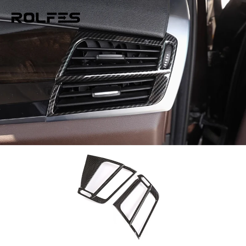 ROLFES For BMW X5 F15 2014-2018 Real Carbon Fiber Car Air Condition Two Side Outlet Vent Frame Cover Trim Sticker
ROLFES For BMW X5 F15 2014-2018 Real Carbon Fiber Car Air Condition Two Side Outlet Vent Frame Cover Trim Sticker