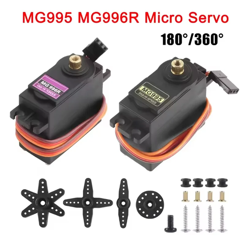 MG945 MG946 MG995 MG996 Servo Metal Gear for Model Helicopter Boat For Arduino DIY MG946R MG996R
MG945 MG946 MG995 MG996 Servo Metal Gear for Model Helicopter Boat For Arduino DIY MG946R MG996R