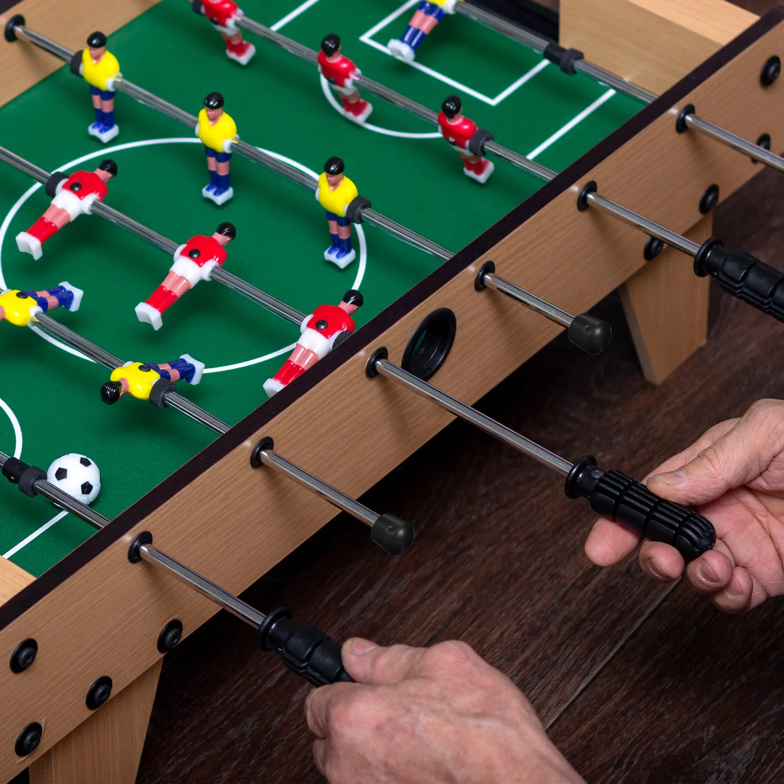 16Pcs Foosball Table Accessory Black Foosball End Cap Safety Pipe Post Plastic Cover Protector Replacement Parts Game Room
16Pcs Foosball Table Accessory Black Foosball End Cap Safety Pipe Post Plastic Cover Protector Replacement Parts Game Room