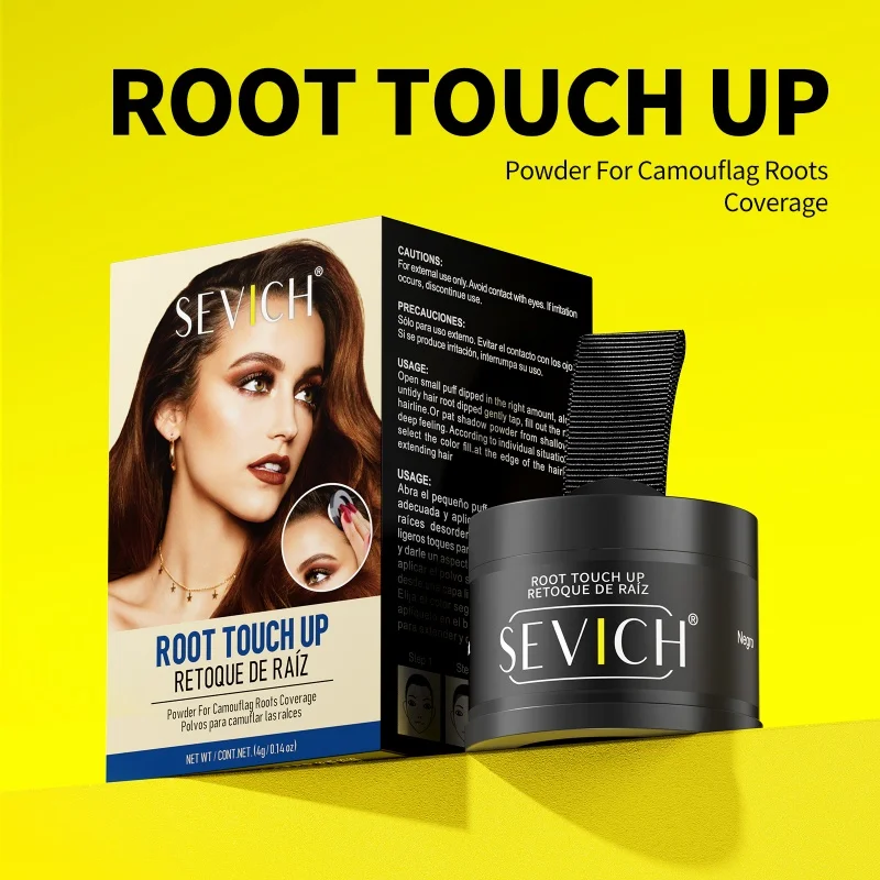 SEVICH Hairline Powder, 4 г, черный корень, прикрывающий, натуральный, мгновенный, водостойкий, теневой порошок для волос, консилер для волос, 13 цветов
SEVICH Hairline Powder, 4 г, черный корень, прикрывающий, натуральный, мгновенный, водостойкий, теневой порошок для волос, консилер для волос, 13 цветов
