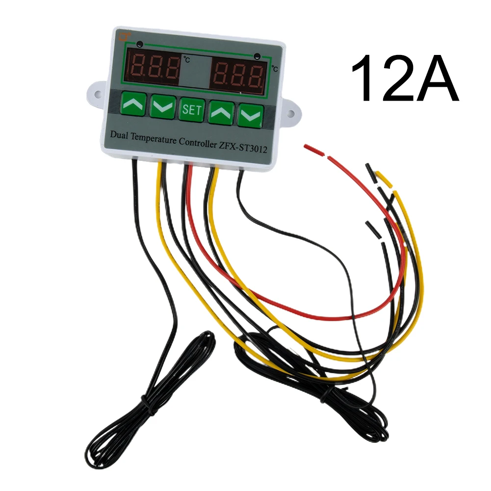 Electronicthermostat Thermostat 12V 24V DC 230V Data Saving Digital Display Heating Cooling Control Microcomputer Thermostat
Electronicthermostat Thermostat 12V 24V DC 230V Data Saving Digital Display Heating Cooling Control Microcomputer Thermostat
