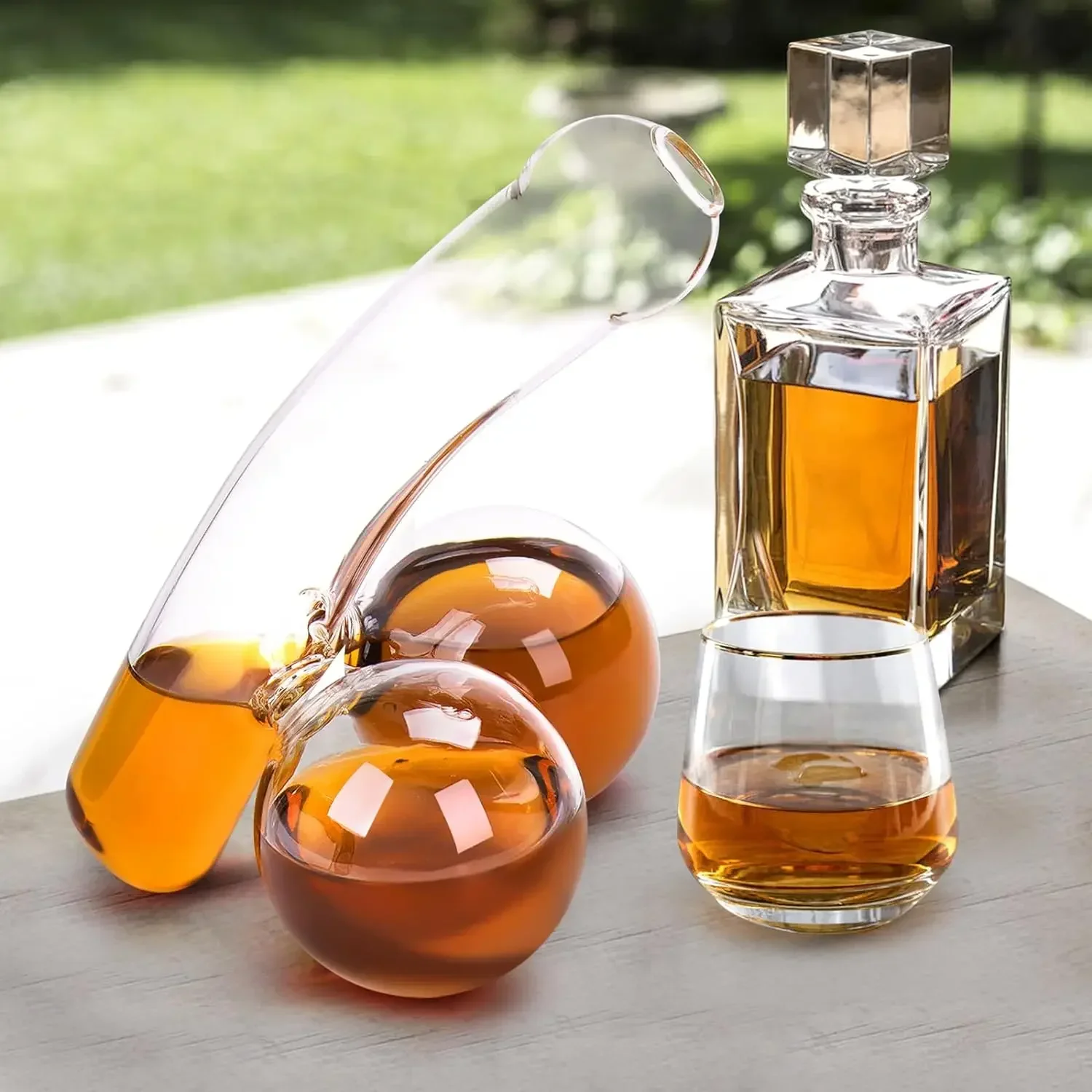 Cannon Whisky Decanter Borosilicate Glass Decanter Container Wine Divider Table Decoration Red Wine Dispenser Bar Accessories
Cannon Whisky Decanter Borosilicate Glass Decanter Container Wine Divider Table Decoration Red Wine Dispenser Bar Accessories