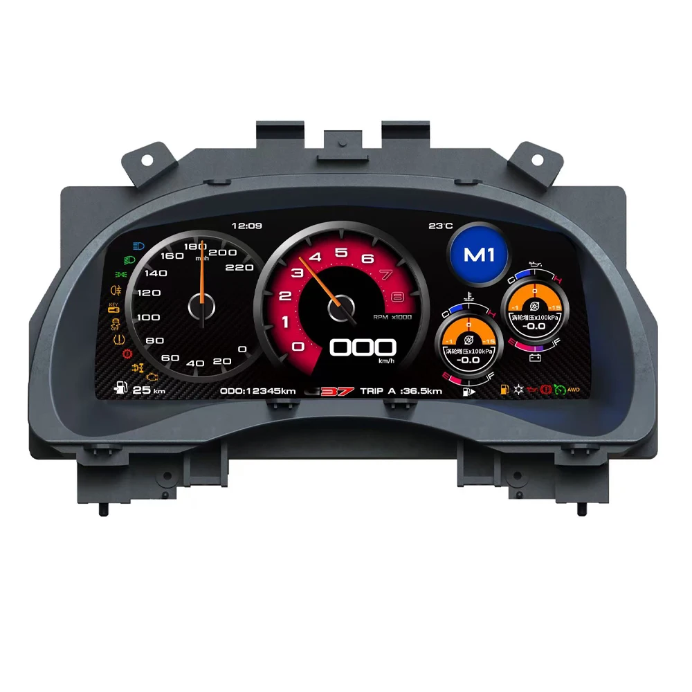 12" LCD Instrument Cluster For Infiniti G25 G35 G37 G37S Q60 2007-2013 Digital Dashboard Speedometer Car Virtual Cockpit Panel
12" LCD Instrument Cluster For Infiniti G25 G35 G37 G37S Q60 2007-2013 Digital Dashboard Speedometer Car Virtual Cockpit Panel