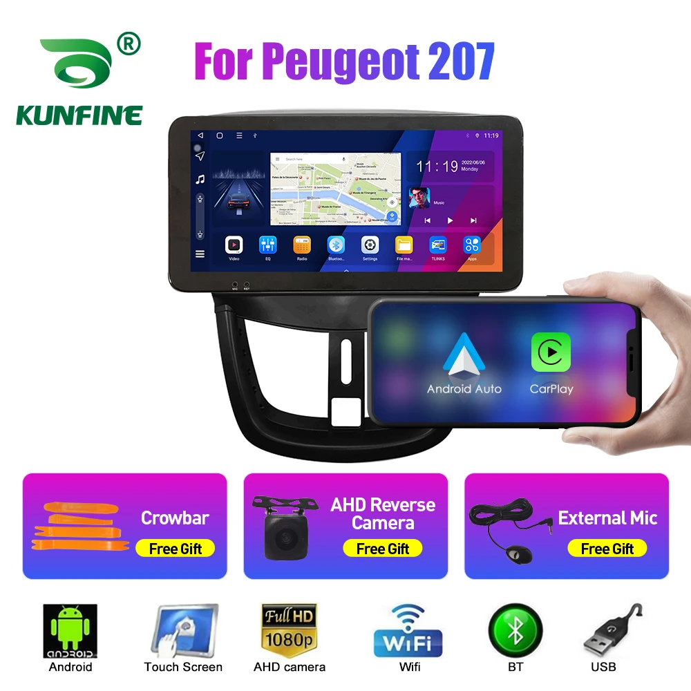 10,33-дюймовый автомобильный радиоприемник для Peugeot 207 2Din Android, восьмиядерный автомобильный стерео DVD, GPS-навигационный плеер, экран QLED Carplay
10,33-дюймовый автомобильный радиоприемник для Peugeot 207 2Din Android, восьмиядерный автомобильный стерео DVD, GPS-навигационный плеер, экран QLED Carplay