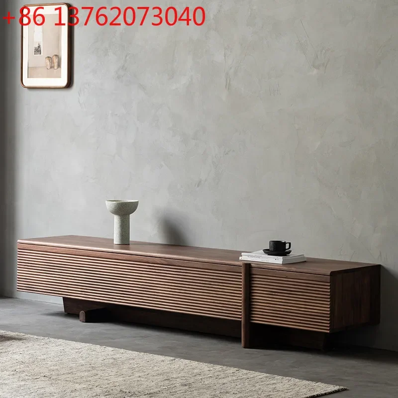 North American black walnut solid wood TV cabinet, Nordic simple modern audio-visual cabinet, wabi sandy wind
North American black walnut solid wood TV cabinet, Nordic simple modern audio-visual cabinet, wabi sandy wind