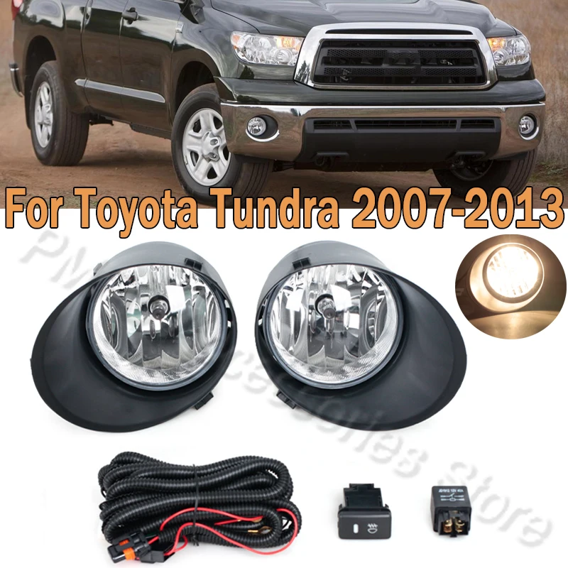 1Pair Front Bumper Fog Lamp Assembly Car Fog Light With Bulb With Wiring Kit Switch Foglamp Foglight For Toyota Tundra 2007-2013
1Pair Front Bumper Fog Lamp Assembly Car Fog Light With Bulb With Wiring Kit Switch Foglamp Foglight For Toyota Tundra 2007-2013