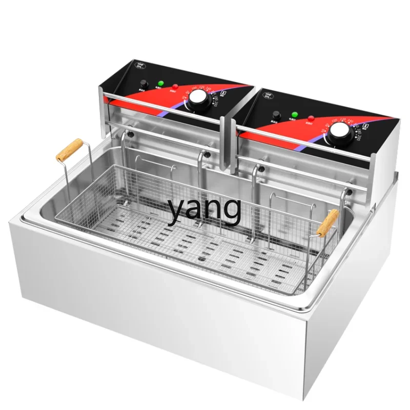 CX Commercial Single Double Temperature Large Capacity Thickened Fryer Fried Dough Sticks Machine
CX Commercial Single Double Temperature Large Capacity Thickened Fryer Fried Dough Sticks Machine