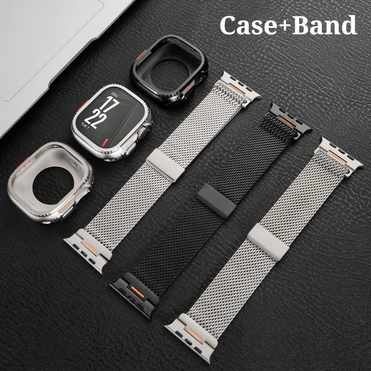 Case+Milanese Magnetic for Apple Watch Band 46mm 44mm 45mm 49mm Bracelet for iWatch Series 11 10 SE 9 8 7 6 Ultra 3 2 Strap
Case+Milanese Magnetic for Apple Watch Band 46mm 44mm 45mm 49mm Bracelet for iWatch Series 11 10 SE 9 8 7 6 Ultra 3 2 Strap