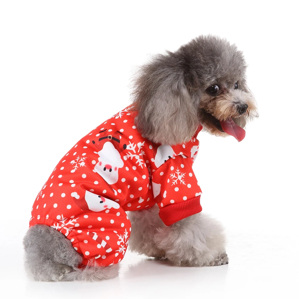 Adorable Christmas Dog Clothes For Small Dogs With Snow Santa Pattern, Perfect For Outdoor Activities And Photo Taking
Adorable Christmas Dog Clothes For Small Dogs With Snow Santa Pattern, Perfect For Outdoor Activities And Photo Taking