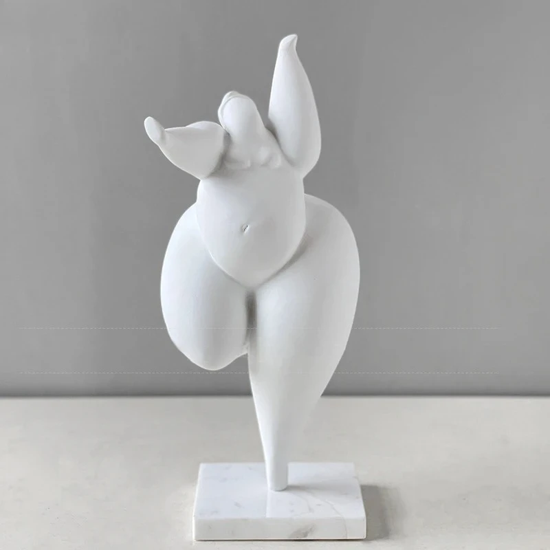 Creative Fat Girl Dancer Figures Statue Crafts Desk Decoration Character Resins Sculpture Ornaments Room Aesthetics Decor
Creative Fat Girl Dancer Figures Statue Crafts Desk Decoration Character Resins Sculpture Ornaments Room Aesthetics Decor
