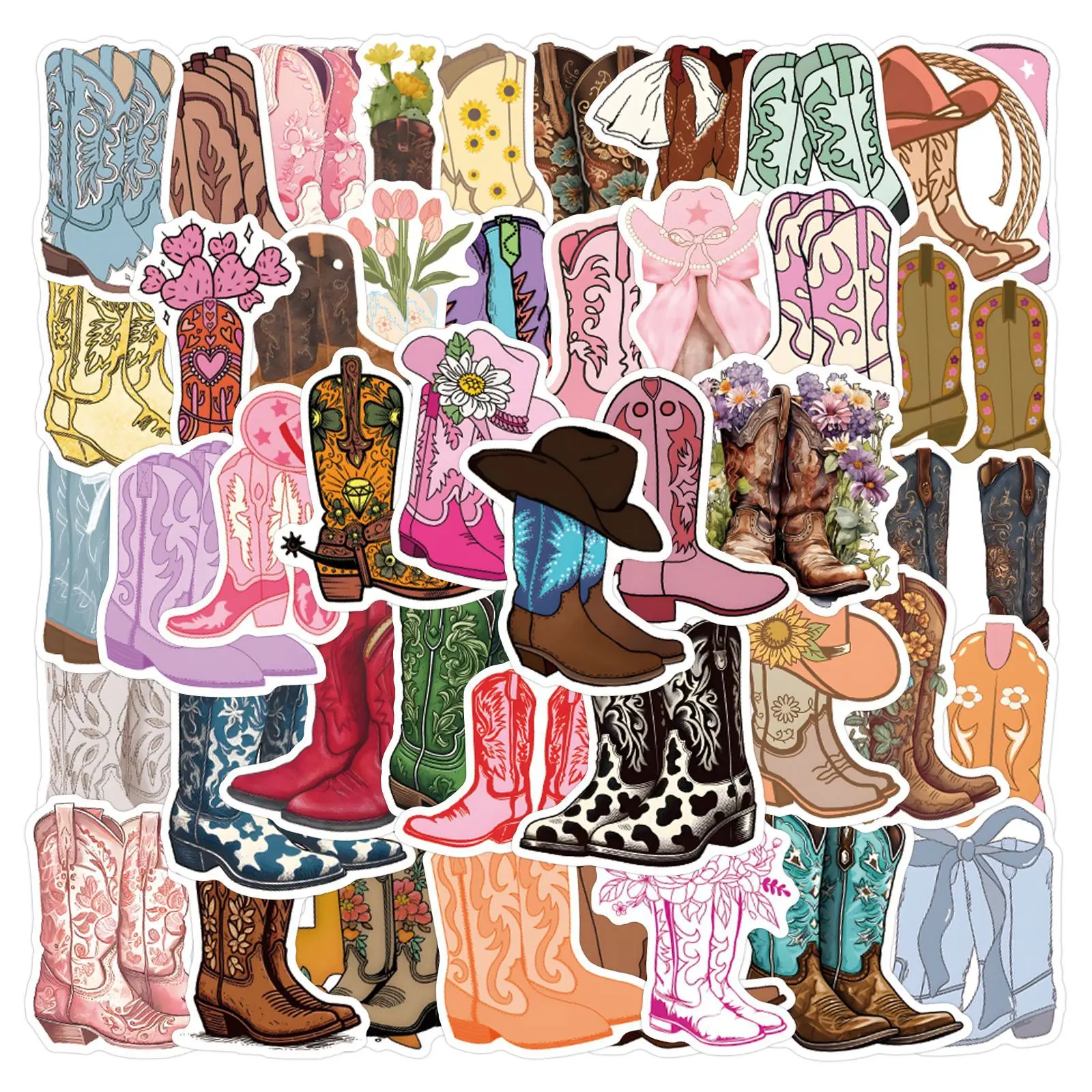 10/55PCS Retro Cowboy Boots Graffiti Stickers Personalized Cool Creative Decal Kids Toy for Skateboard Shoe Rack Stationery Box
10/55PCS Retro Cowboy Boots Graffiti Stickers Personalized Cool Creative Decal Kids Toy for Skateboard Shoe Rack Stationery Box