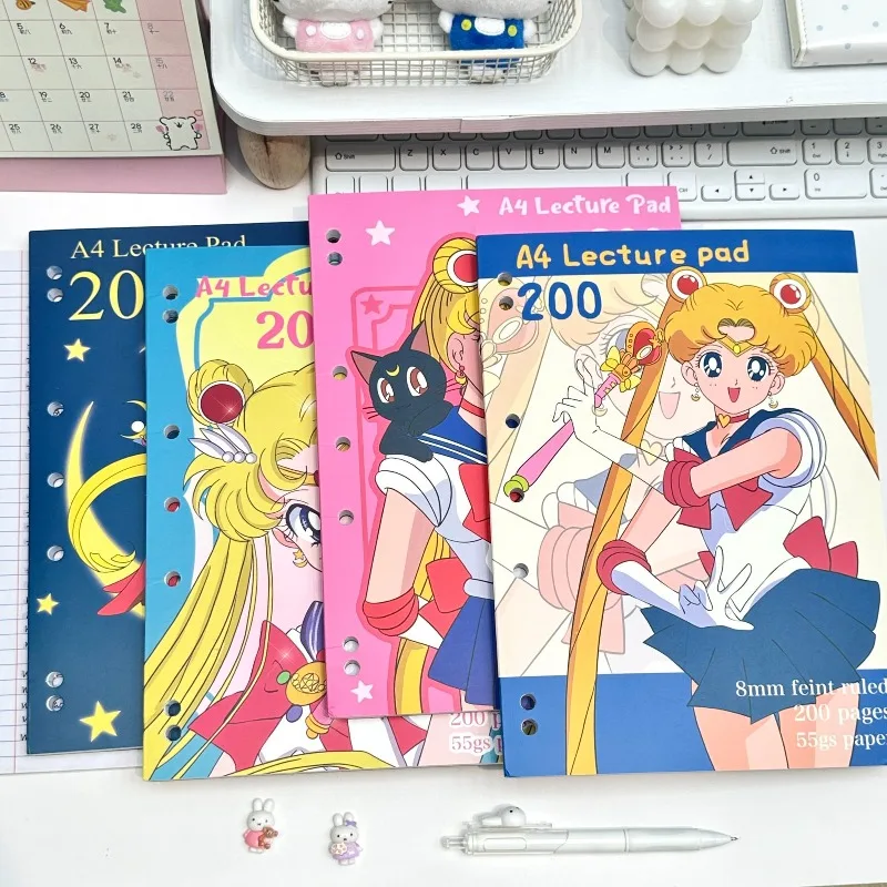 Sailor Moon High Aesthetic A4 Thin Paper Loose Leaf Notebook Tearable Removable Writing Journal Durable Exercise Notebook
Sailor Moon High Aesthetic A4 Thin Paper Loose Leaf Notebook Tearable Removable Writing Journal Durable Exercise Notebook