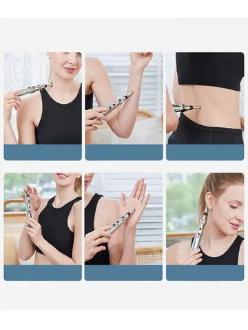 Stylo d'acupuncture électronique stylo de Point d'acupuncture stylo de Point d'acupuncture méridien énergie méridien stylo de Massage Acupuncture Acup