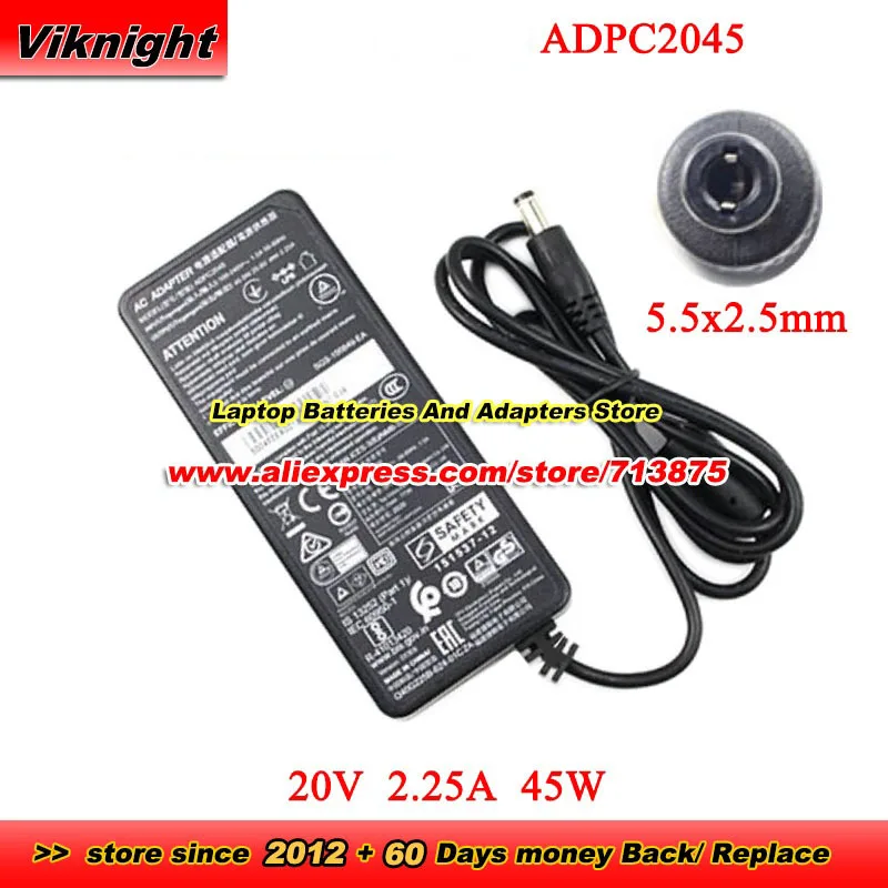 20V 2.25A 45W ADPC2045 AC Adapter for Optix G24C4 G27C4 G272 (3CB5) G241 24" 278E8Q AG322FCX 242B8T
20V 2.25A 45W ADPC2045 AC Adapter for Optix G24C4 G27C4 G272 (3CB5) G241 24" 278E8Q AG322FCX 242B8T