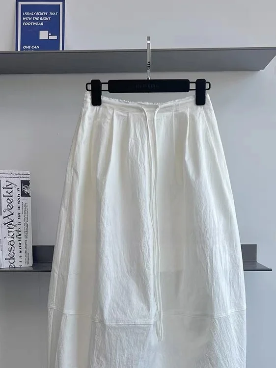 Knee-Length Floral Lantern Skirt High Waist Women's Casual Pants Straight Cut Korean Style Commute Simple Design Summer 2025
Knee-Length Floral Lantern Skirt High Waist Women's Casual Pants Straight Cut Korean Style Commute Simple Design Summer 2025